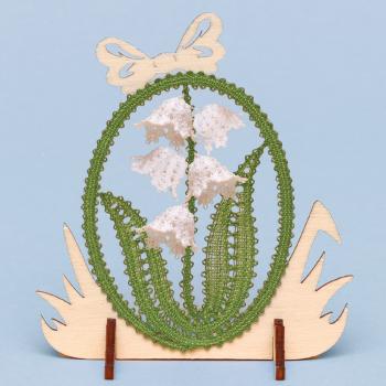 Preview: 529 Klöppelbrief "Maiglöckchen" - Blümchen des Jahres 2022